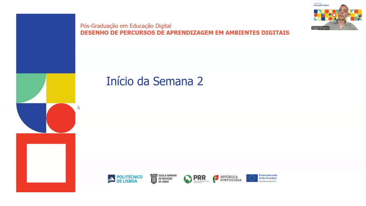 UC Desenho de Percursos de Aprendizagem em Ambientes Digitais, semana 2