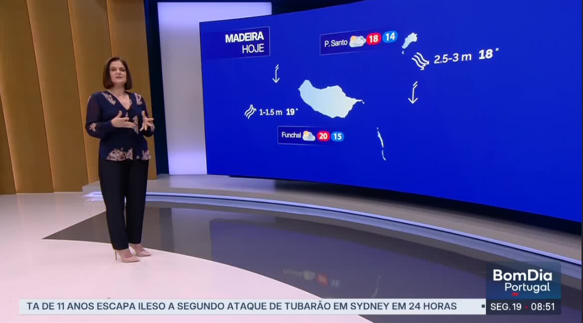  Previsão do estado do tempo, RTP1, 19-01-2026, IPMA.