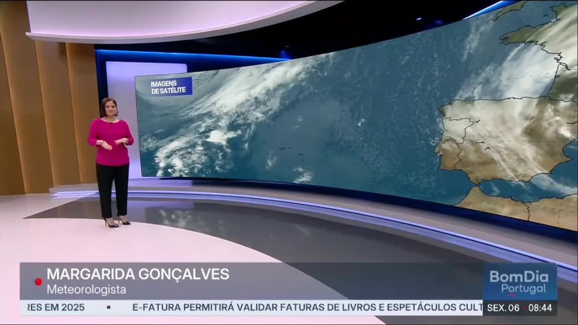  Previsão do estado do tempo, RTP1, 06-03-2026, IPMA.