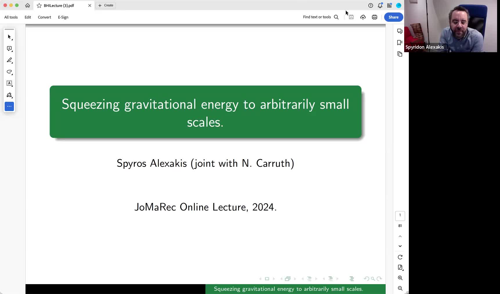  2024.02.01 Squeezing a fixed amount of gravitational energy to arbitrarily small scales, in U(1) symmetry