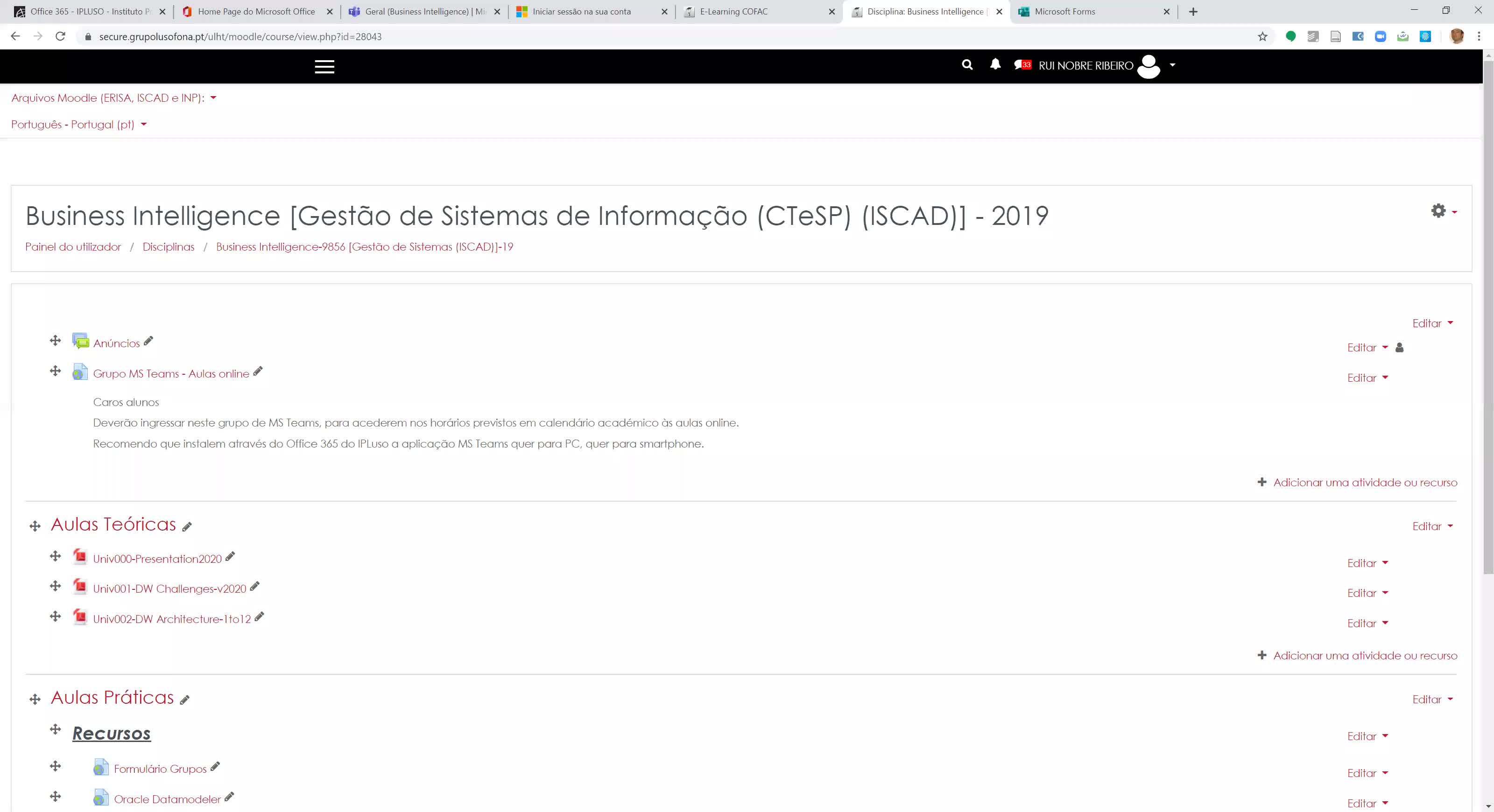 MSTeams 04 - Configurar as aulas online