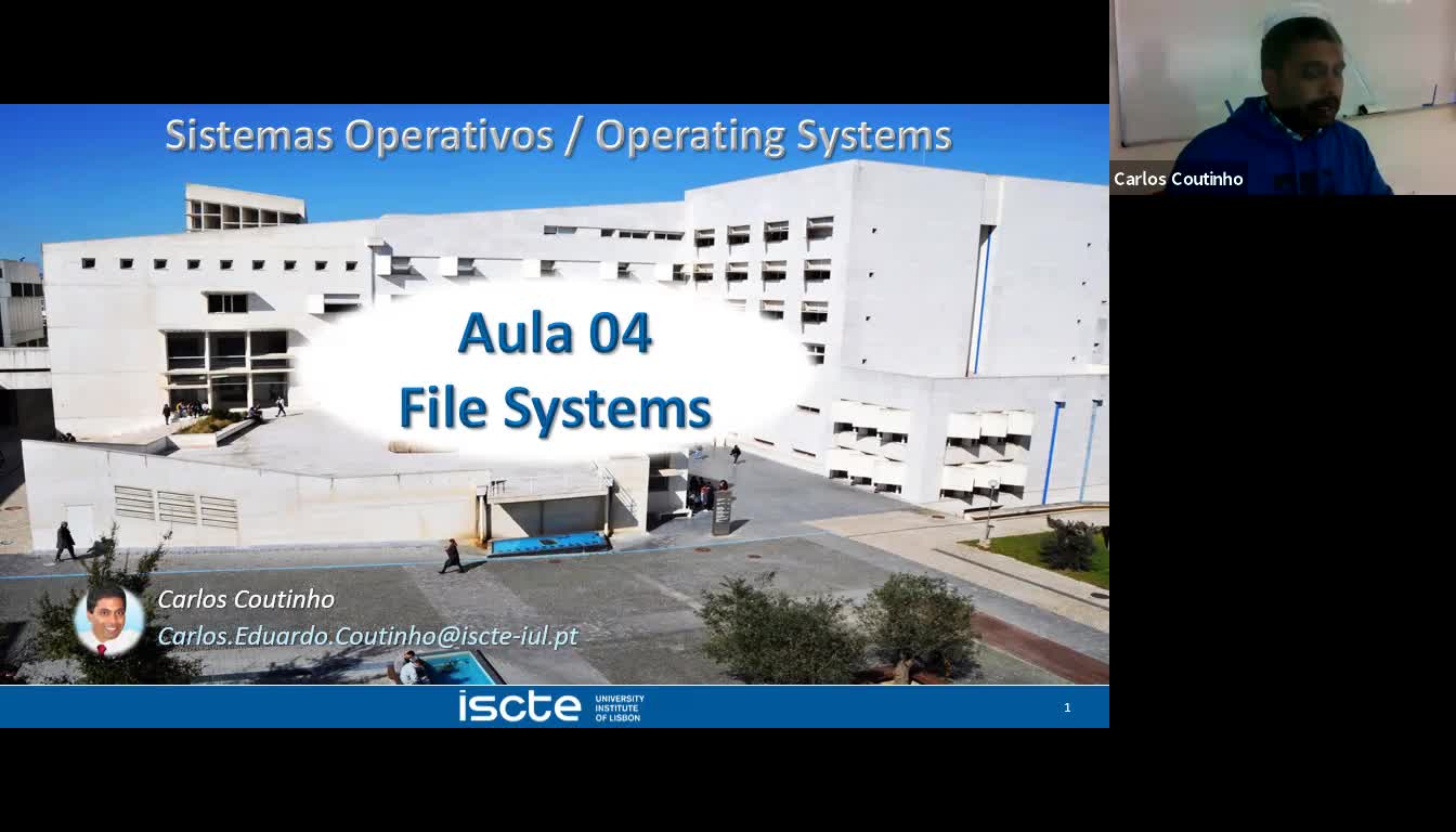 Sistemas Operativos - Aula T04 - File Systems