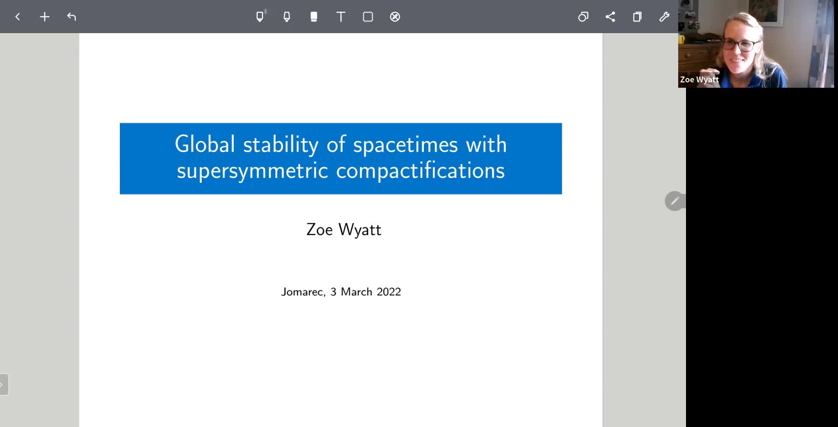  2022.03.03 Global Stability of Spacetimes with Supersymmetric Compactifications