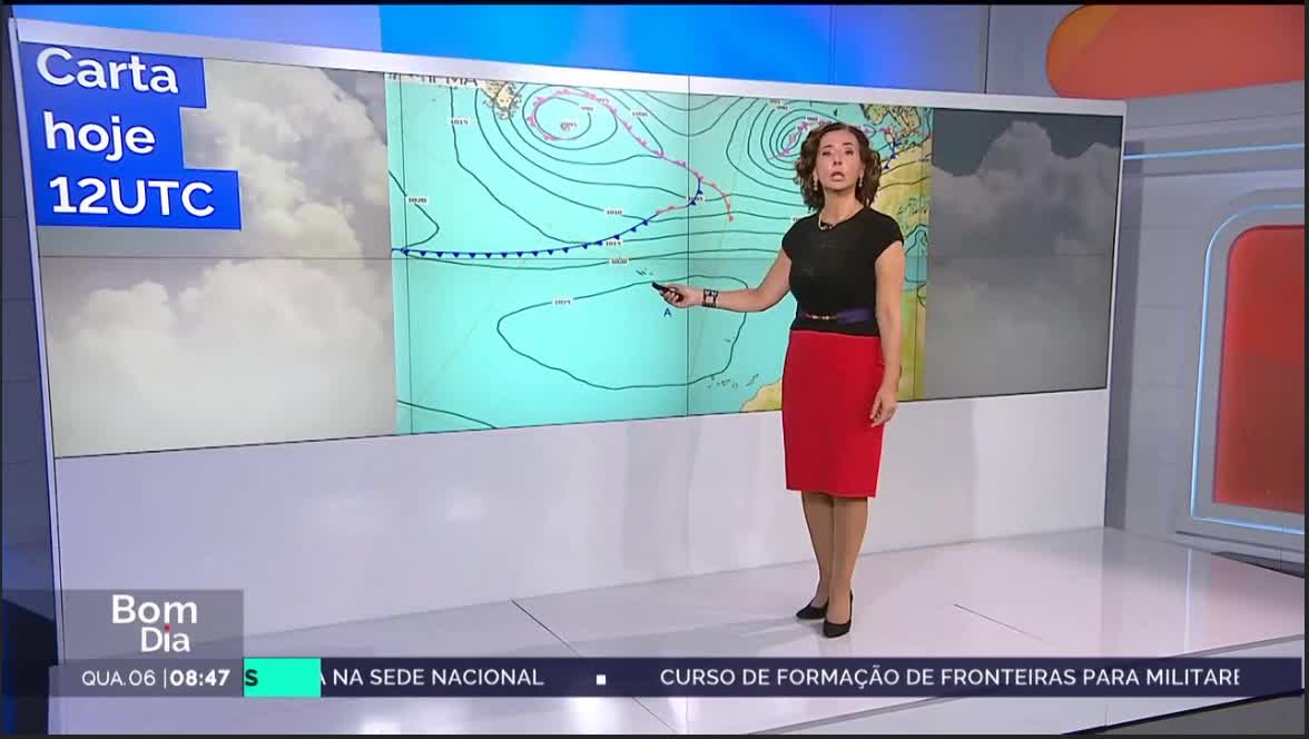  Previsão do estado do tempo, RTP1, 06-04-2022, IPMA.