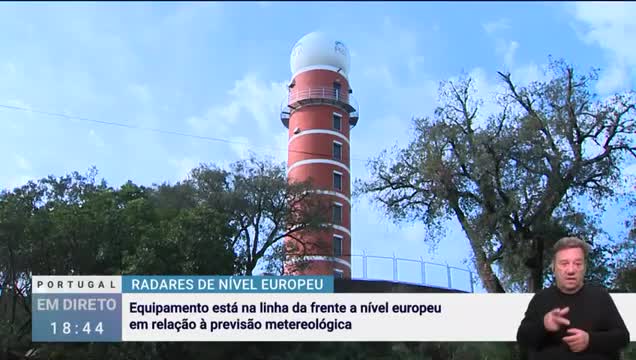  Reportagem RTP 1 "Portugal em Direto" - Novos Radares do IPMA, 22 de janeiro de 2024