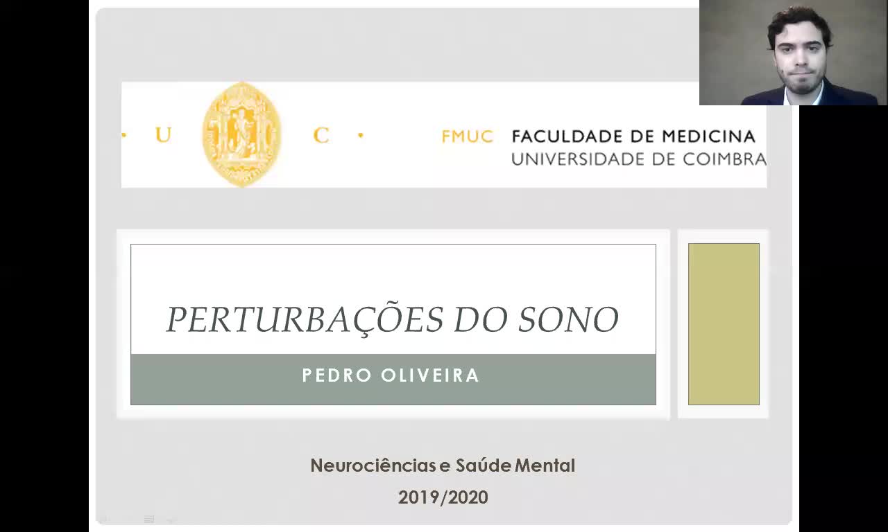 Psiquiatria - Aula T.21-perturbações do sono