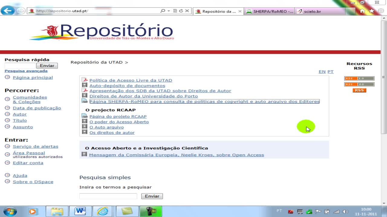 Repositório Cientifico da UTAD
