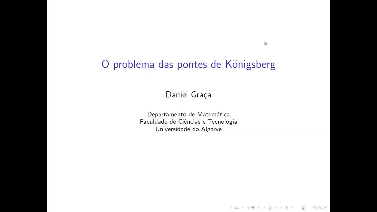  O problema das pontes de Königsberg