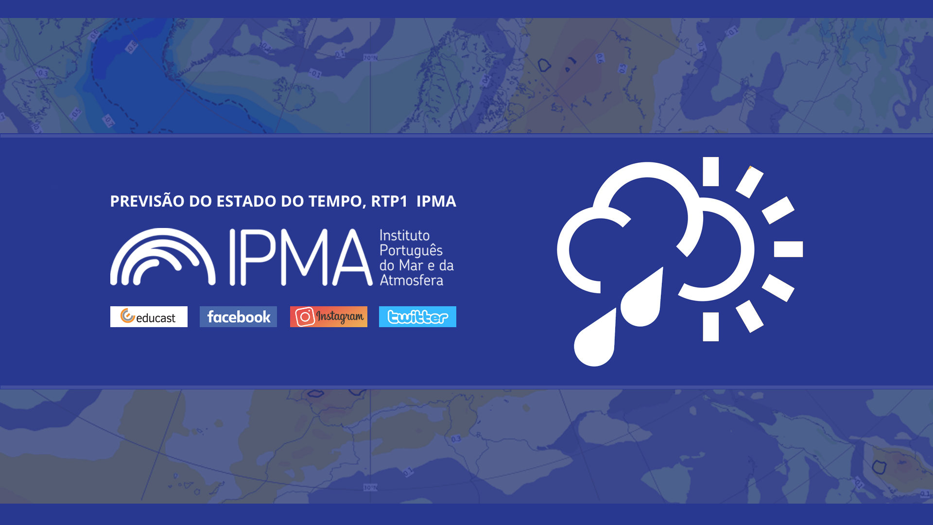  Previsão do estado do tempo, RTP1, 30-03-2022, IPMA.
