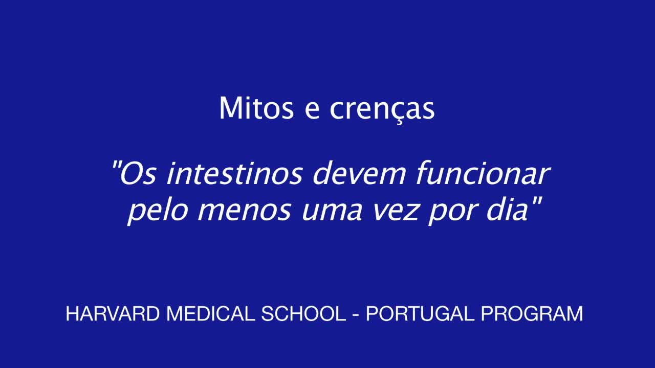 Mitos e Crenças: “Intestinos funcionar uma vez por dia”