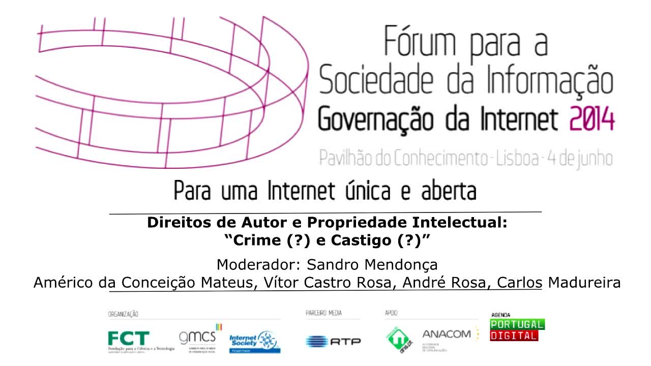 Fórum para a Sociedade da Informação - Governação da Internet 2014