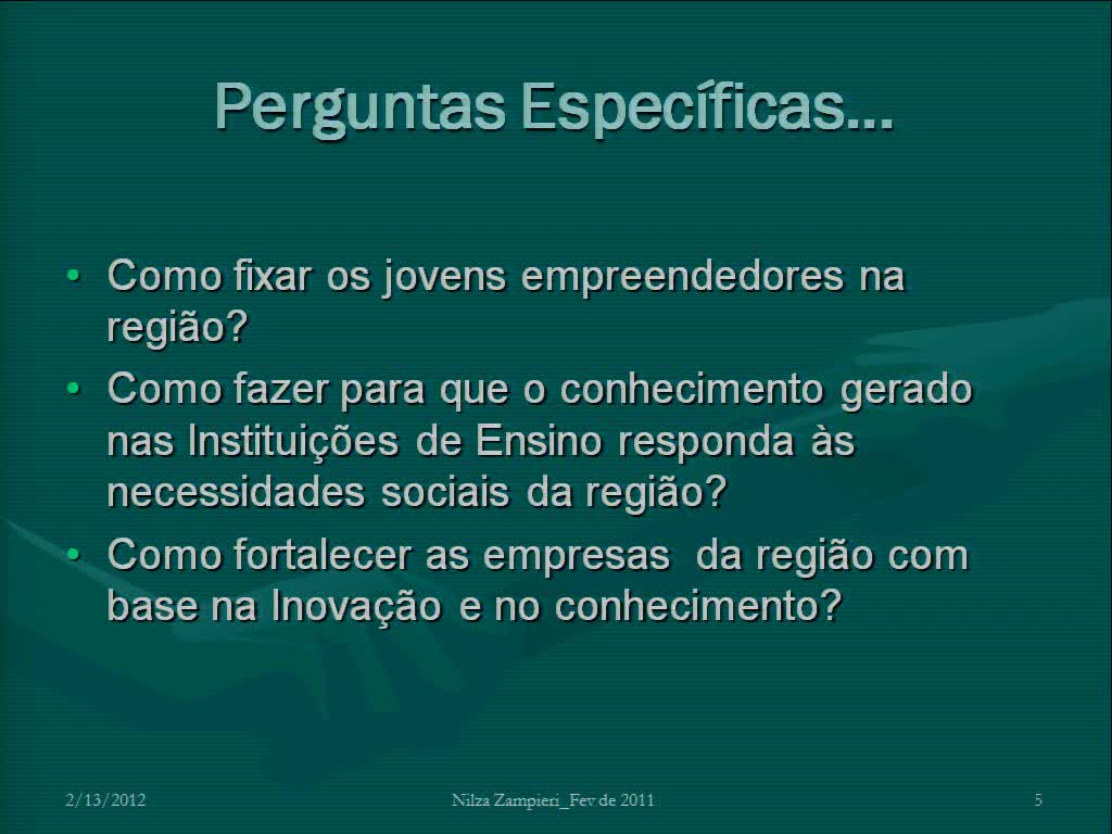 Pré Teses - PDEGI 2012