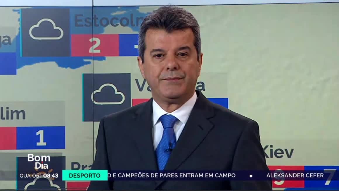  Previsão do estado do tempo, RTP1, 05-04-2023, IPMA.
