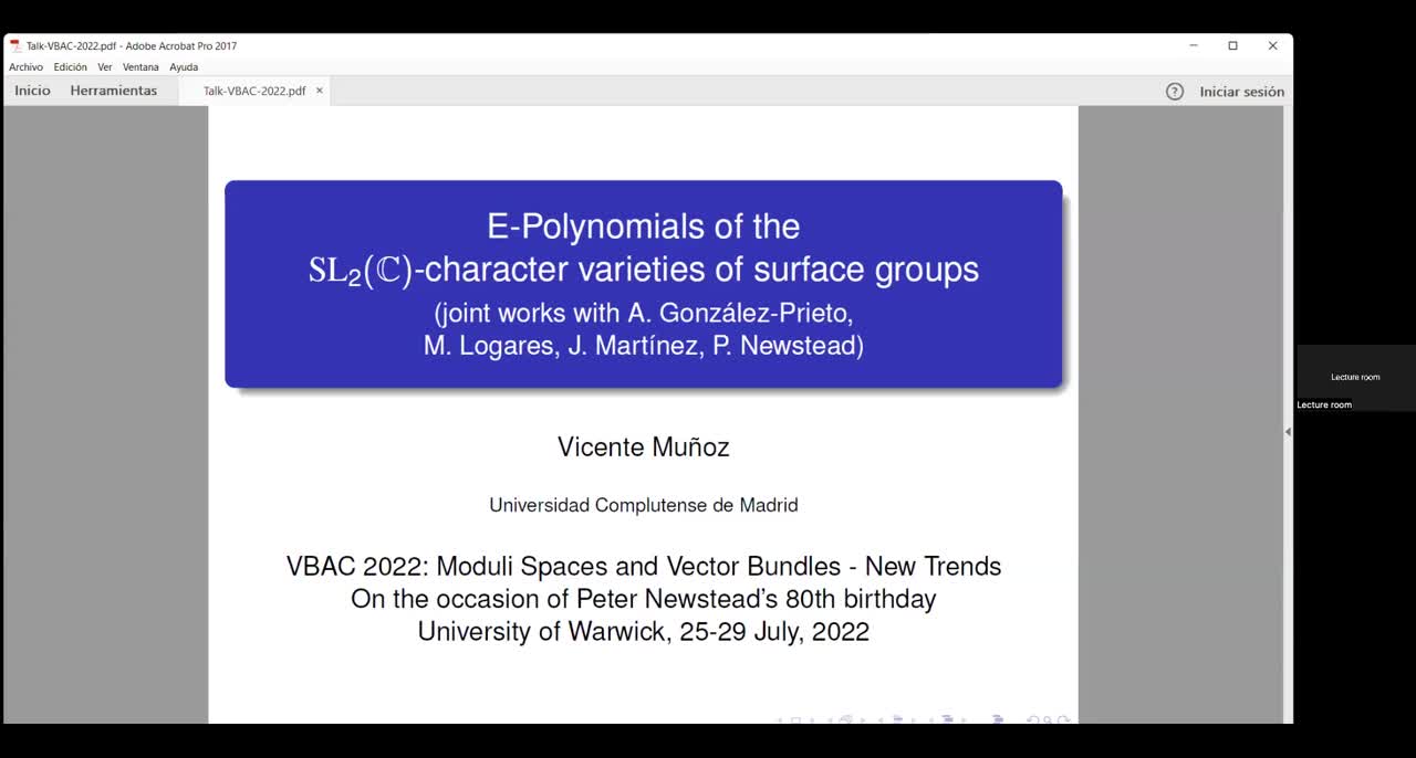 E-Polynomials of character varieties of surface groups (II)