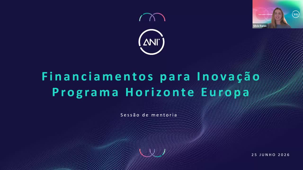  Fábrica de IA BSC: Sessão de Mentoria sobre financiamentos para inovação com a ANI