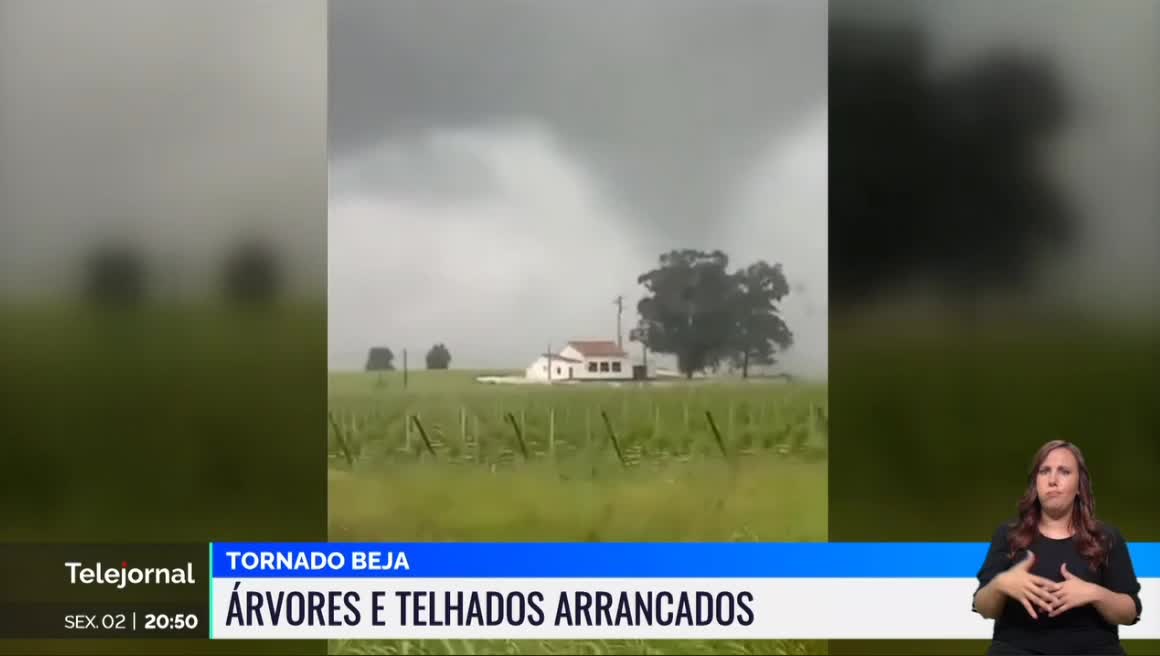  Tornados no Alentejo a 2 de maio de 2025