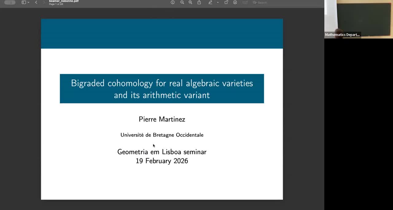  2026.02.19 Bigraded cohomology for real algebraic varieties and its arithmetic variant