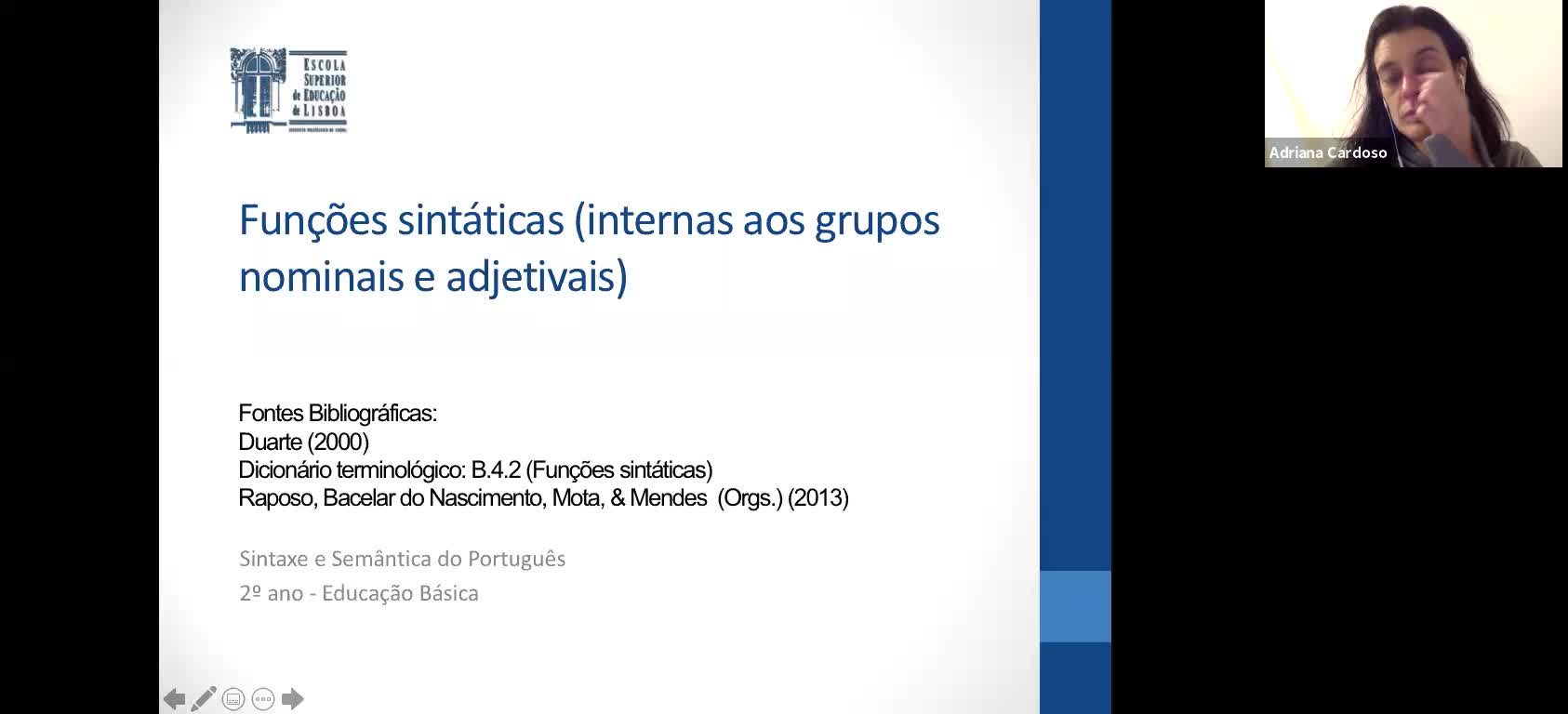 Funções internas ao grupo nominal e ao grupo adjetival