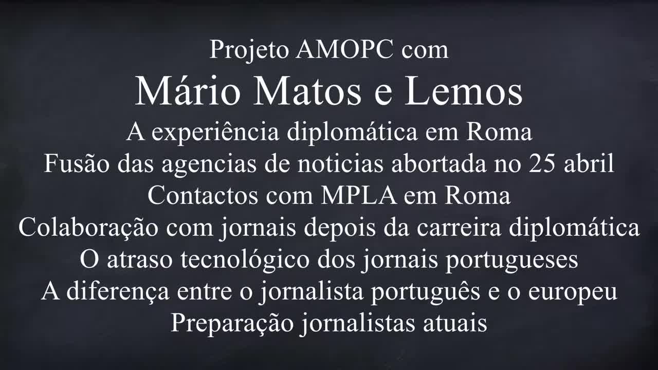 Mário Matos e Lemos - Parte 8 de 12