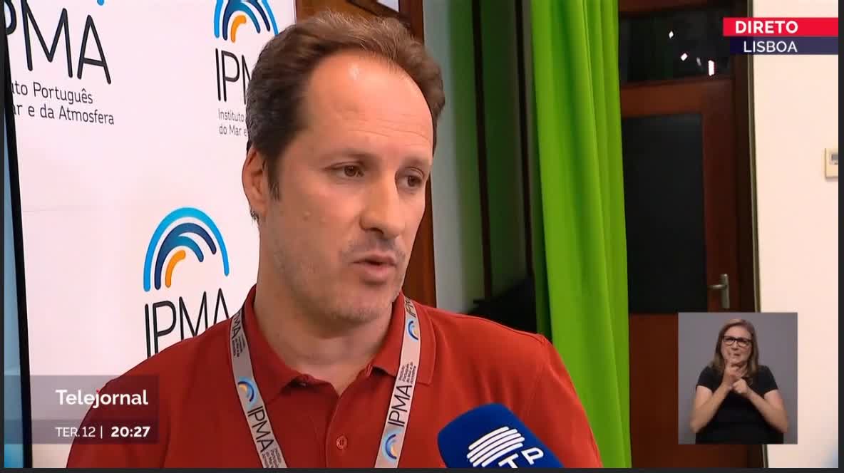  Calor em Portugal, Nuno Lopes IPMA, Situação Meteorológica atual, RTP1 IPMA 12-07-2022.