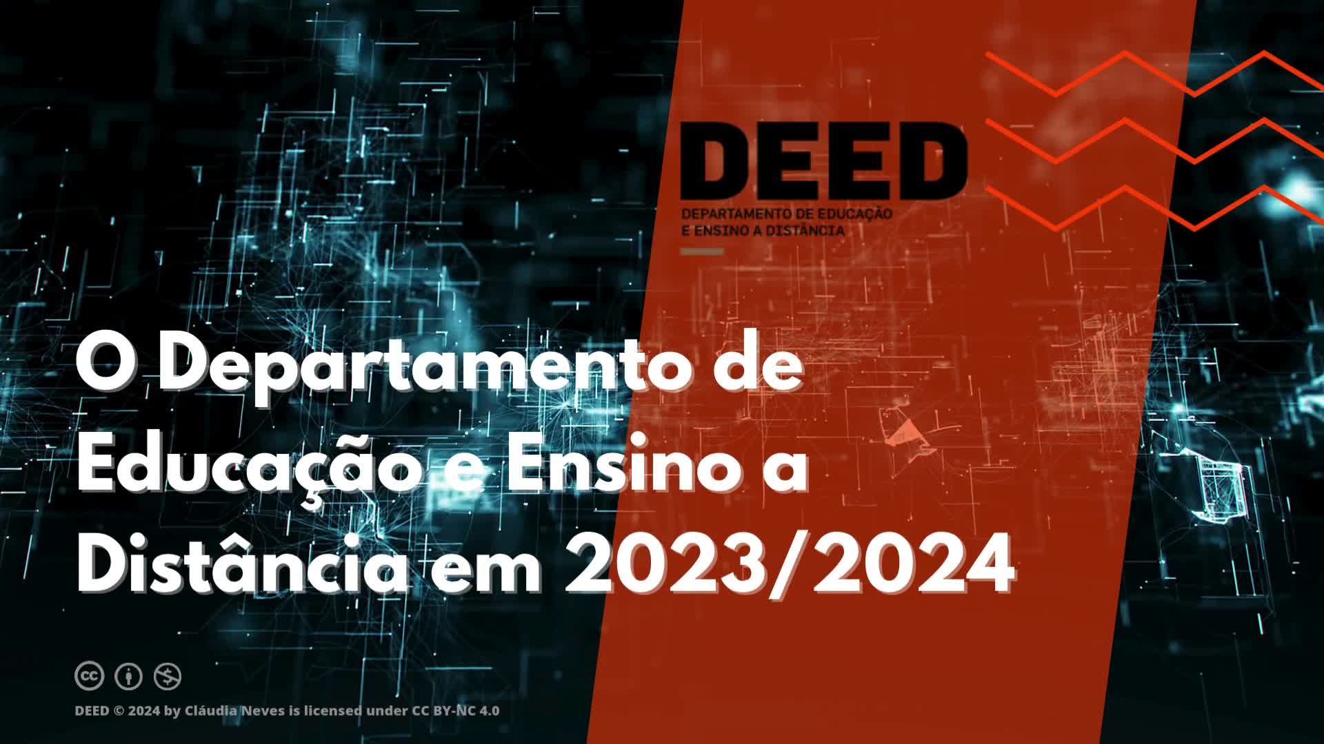  O Departamento de Educação e Ensino a Distância: 2023/2024