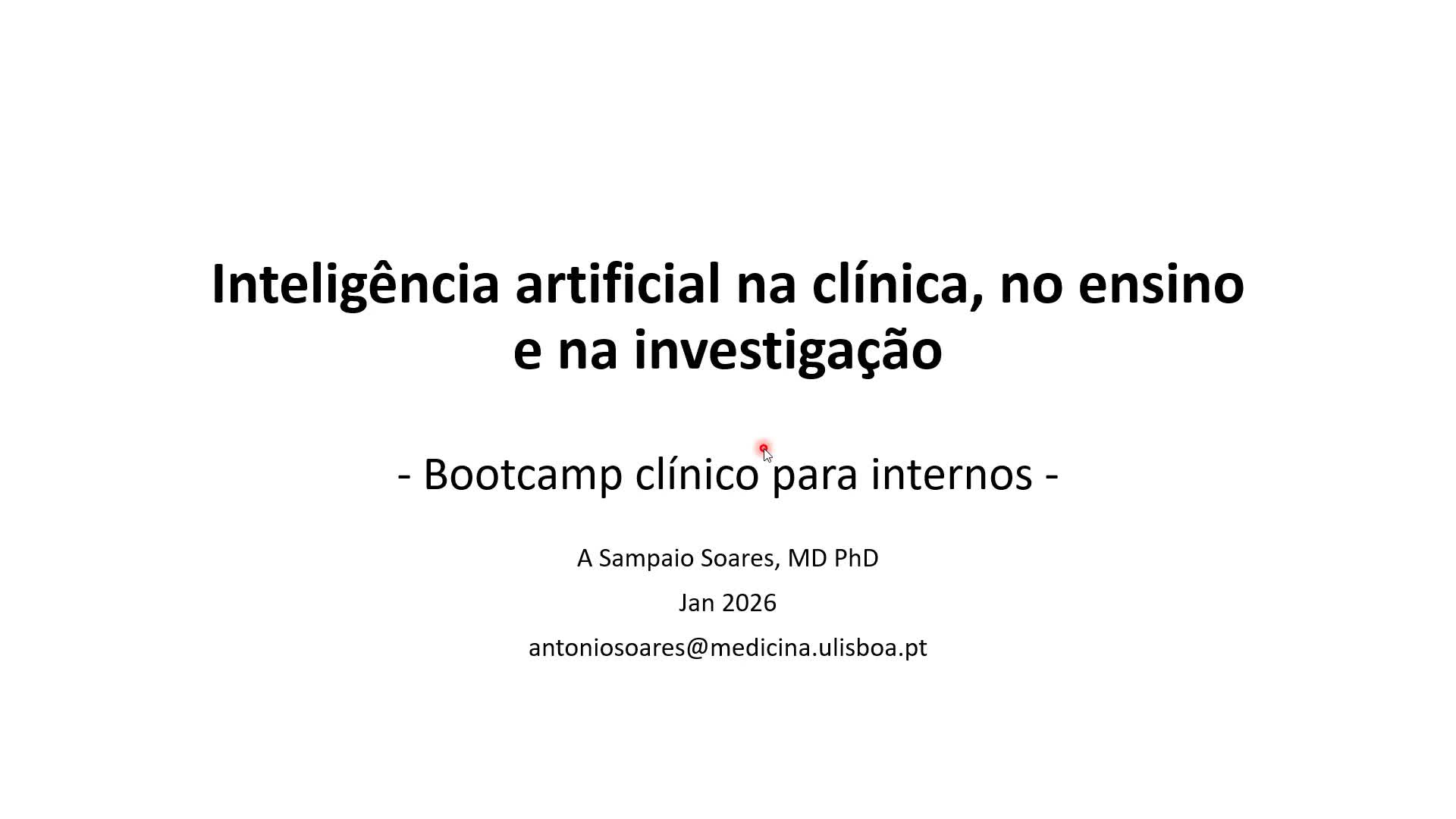  Inteligência artificial na clínica, no ensino e na investigação