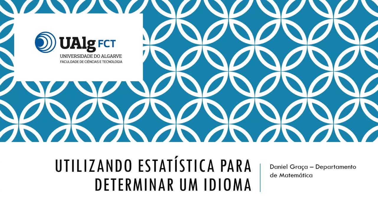  Utilizando Estatística para determinar o idioma de um texto