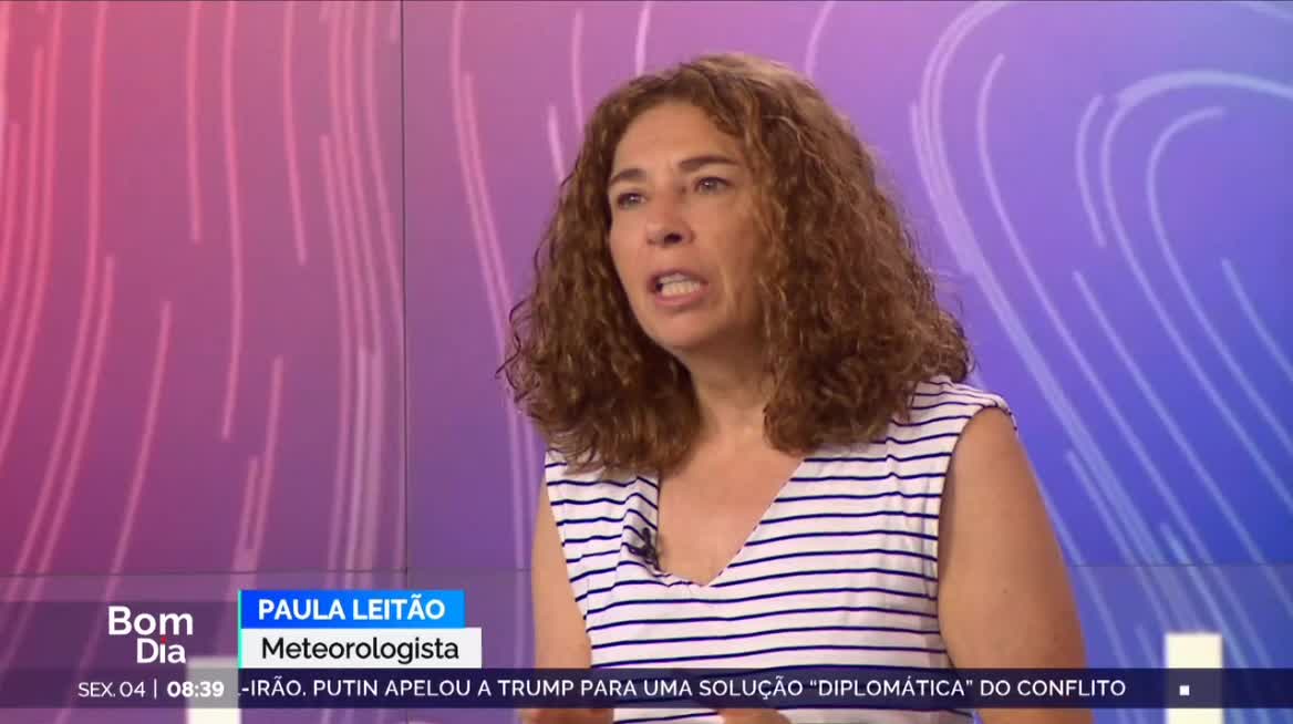  Previsão do estado do tempo, RTP1, 04-07-2025, IPMA.