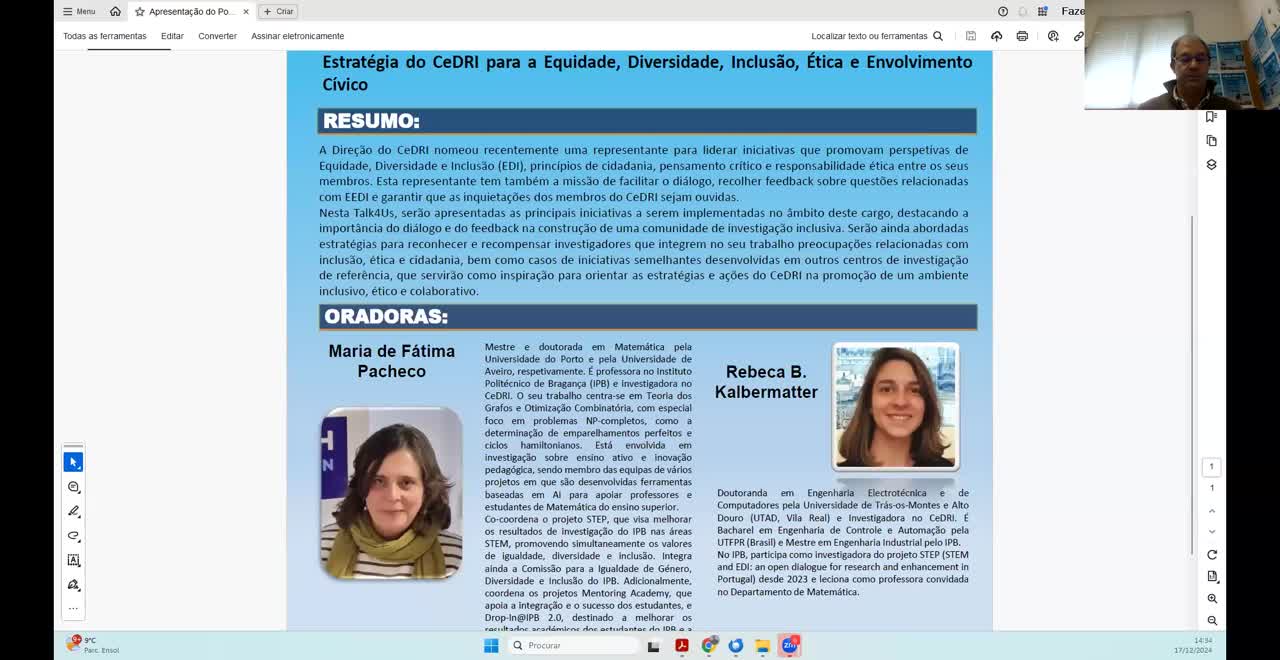  Estratégia do CeDRI para a Equidade, Diversidade, Inclusão, Ética e Envolvimento Cívico