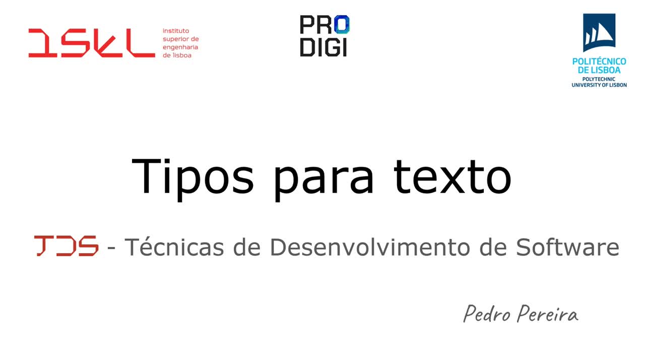  TDS - Text Types