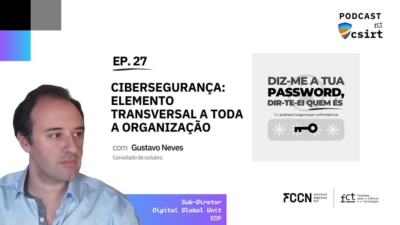  Gustavo Neves - EP.27 - Podcast - DIZ-ME A TUA PASSWORD, DIR-TE-EI QUEM ÉS