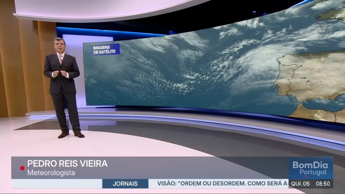  Previsão do estado do tempo, RTP1, 05-02-2026, IPMA.