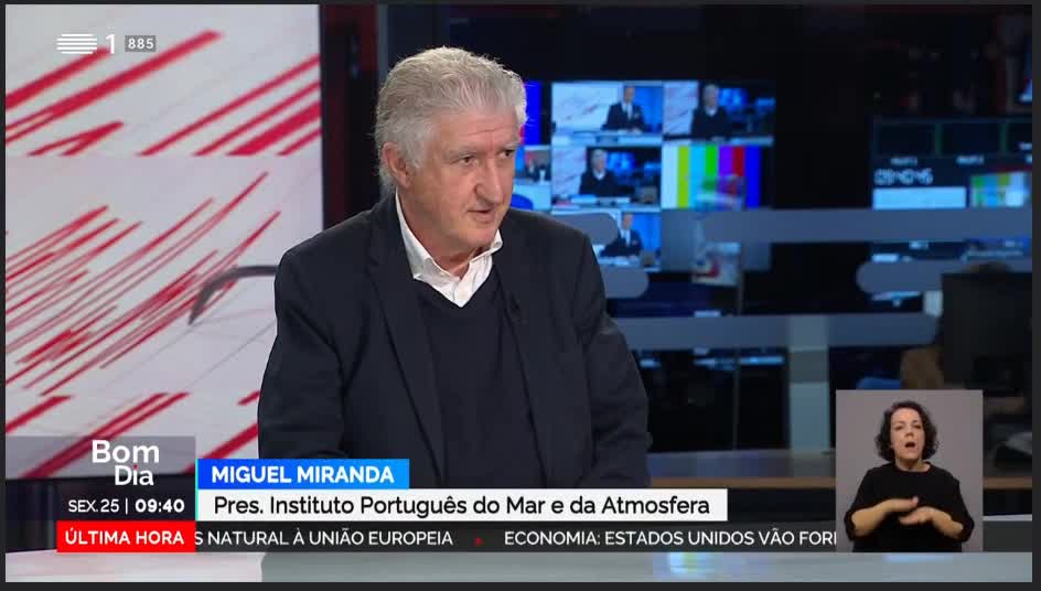  Entrevista ao Presidente do IPMA, RTP, IPMA 25-03-2022.
