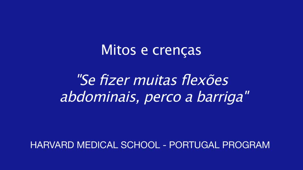 Mitos e crenças na saúde: "Se fizer muitas flexões abdominais, perco a barriga"