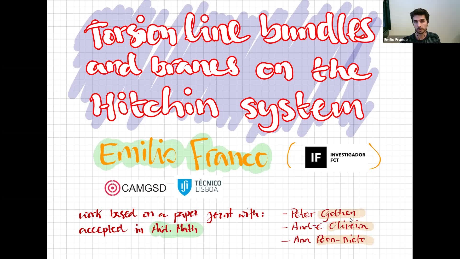 2020.11.10 Torsion line bundles and branes on the Hitchin system