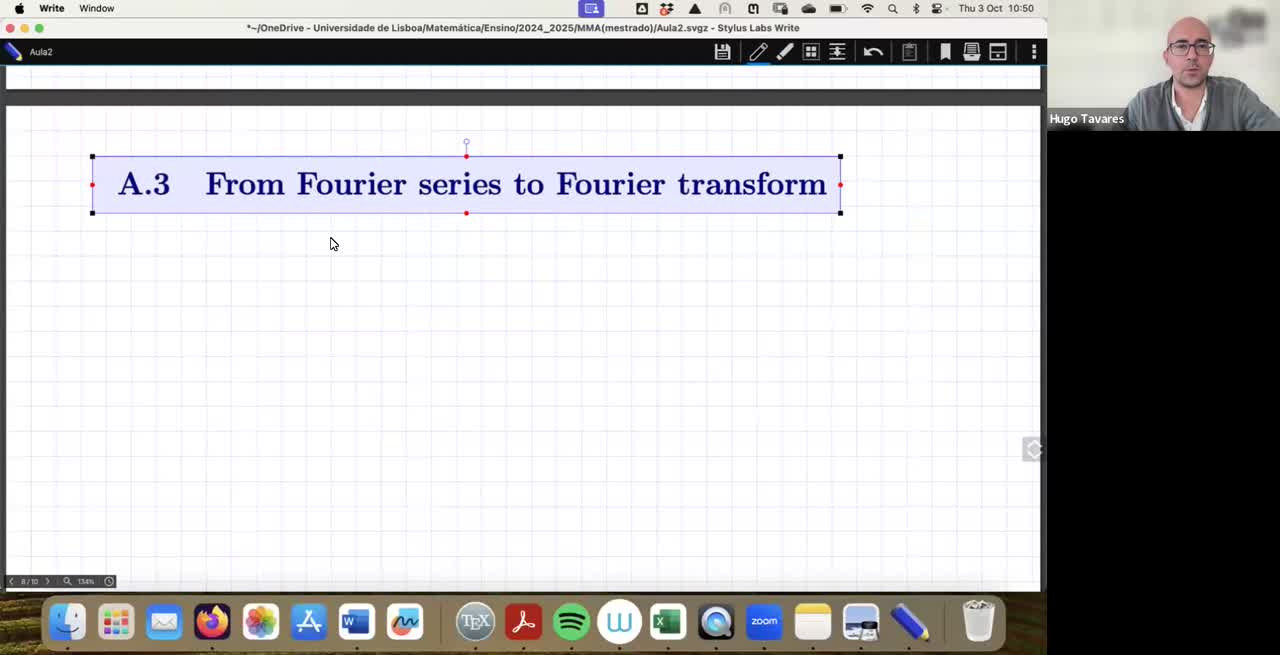  Extra: from Fourier series to Fourier transform