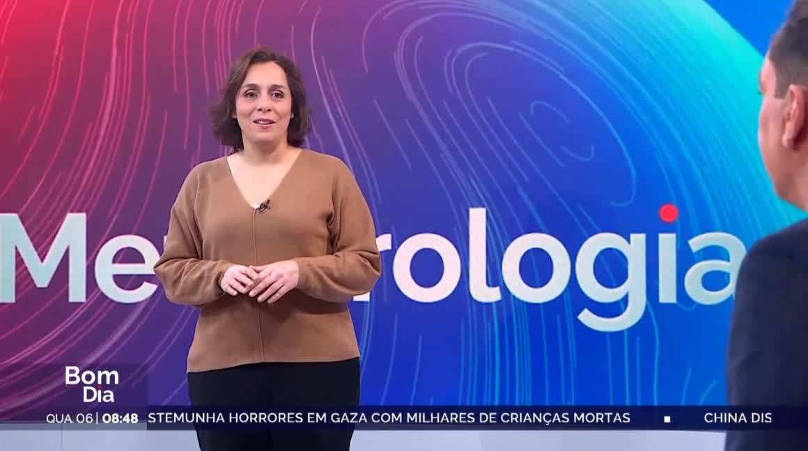  Previsão do estado do tempo, RTP1, 06-03-2024, IPMA. RTP, IPMA.