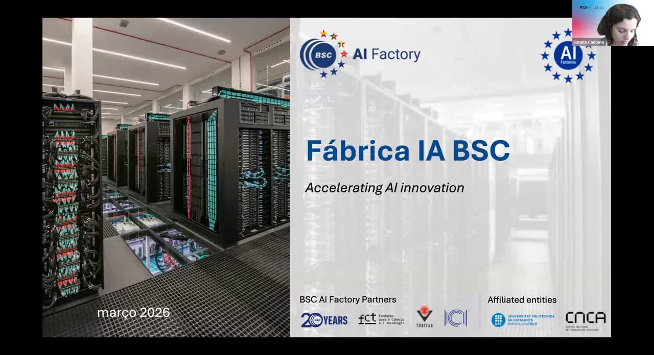  Webinar: Fábrica de IA BSC - Tendências IA para o Setor da Energia