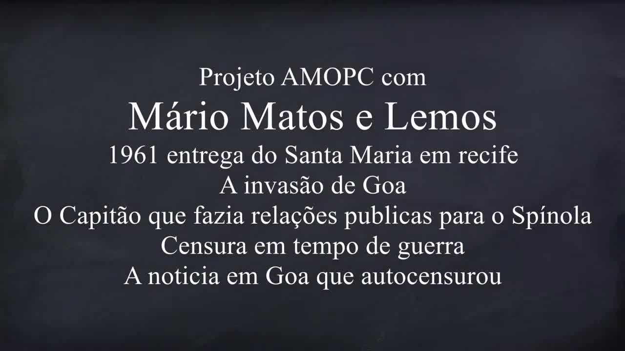 Mário Matos e Lemos - Parte 4 de 12