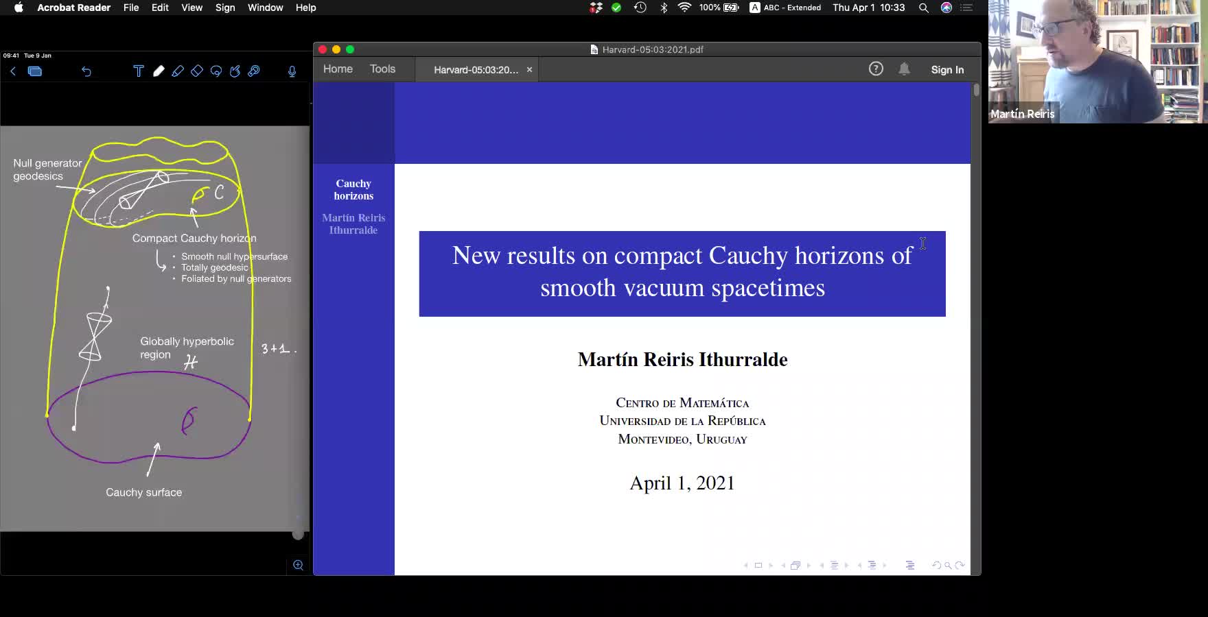 Educast player: 2022.02.03 On the discrete Dirac spectrum of a point  electron in the zero-gravity Kerr-Newman spacetime