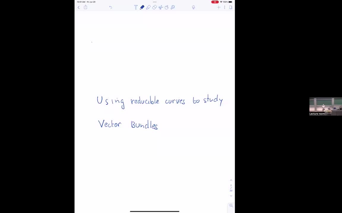 Using reducible curves in the study of vector bundles