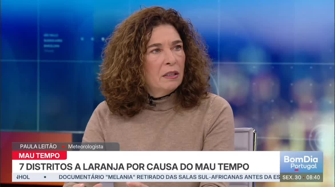  Meteorologista Paula Leitão sobre o mau tempo em Portugal 30-01-2026