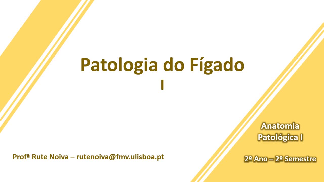 Patologia do Figado I