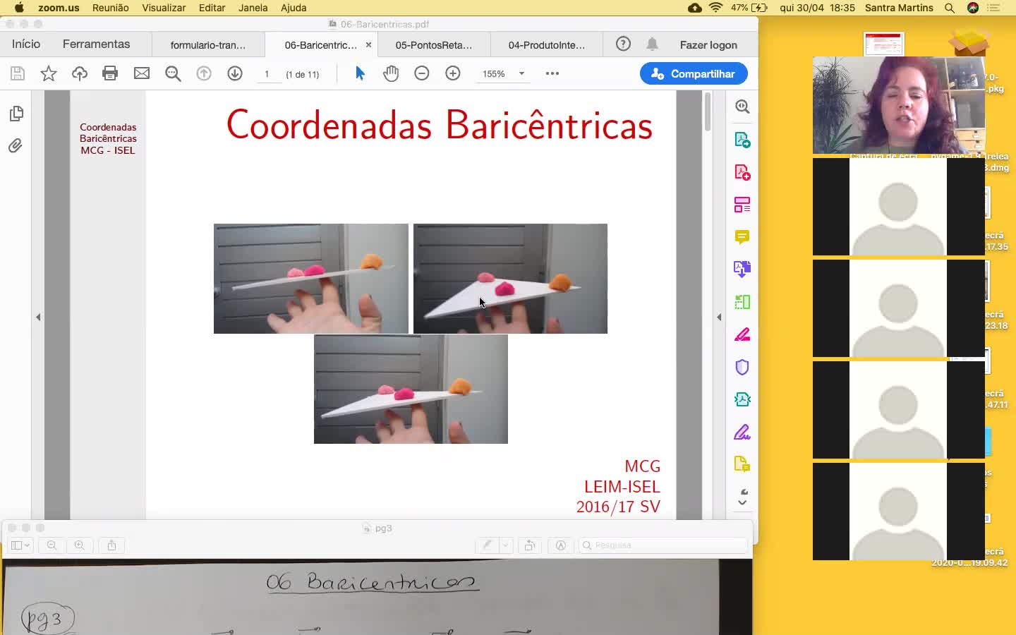  Aula09- Coordenadas Baricêntricas