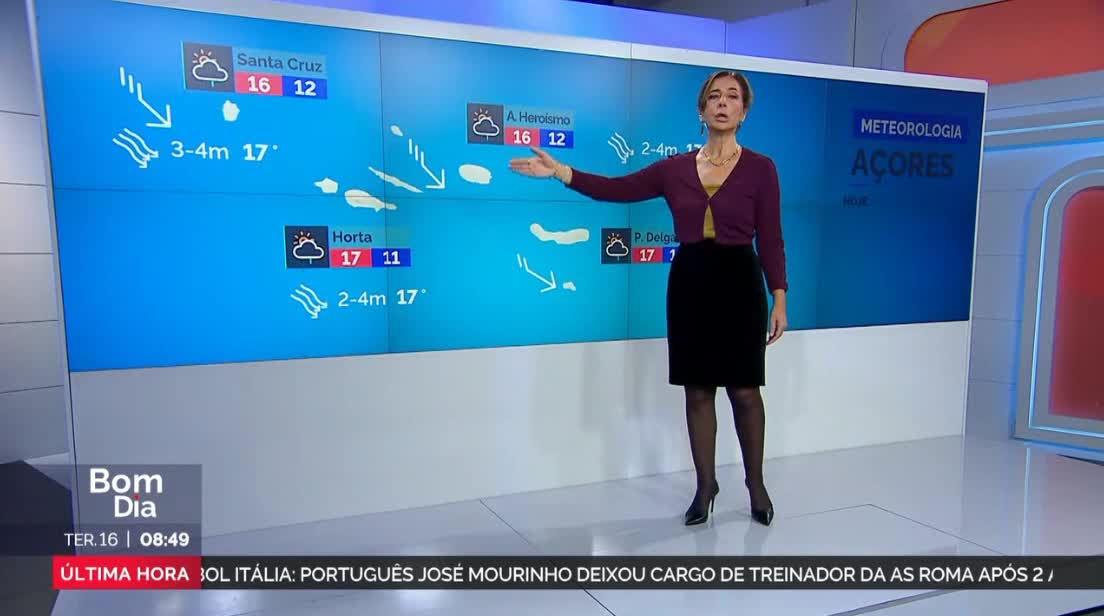  Previsão do estado do tempo, RTP1, 16-01-2024, IPMA.