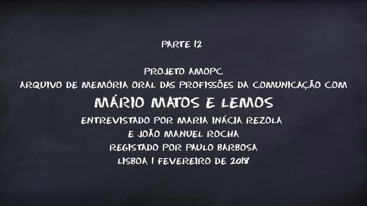 Mário Matos e Lemos - Parte 12 de 12