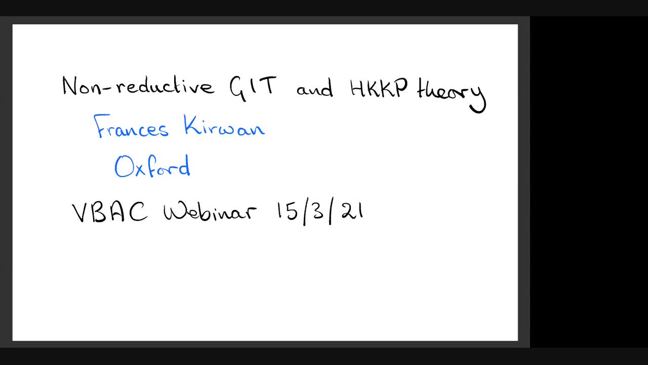  Non-reductive GIT and HKKP theory