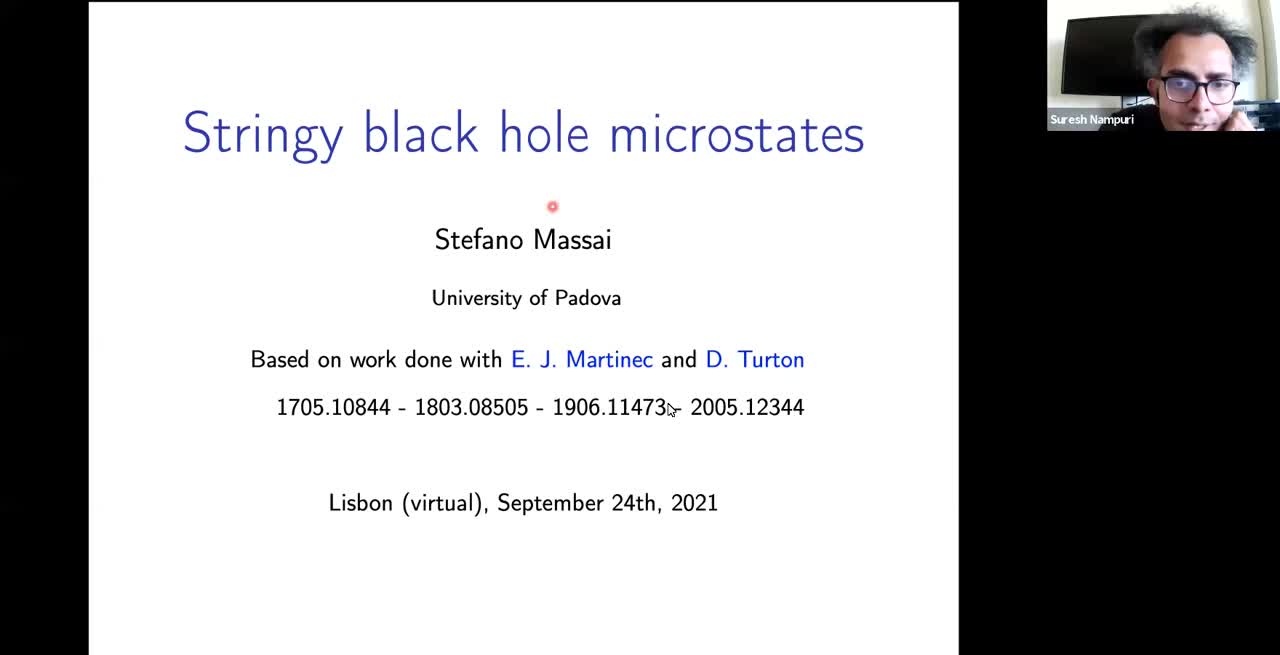 24.09.2021: Stringy black hole microstates