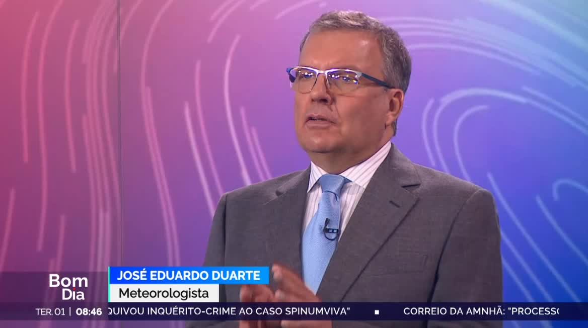  Previsão do estado do tempo, RTP1, 01-07-2025, IPMA.