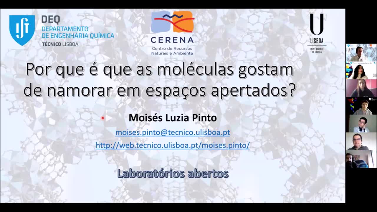 Porque é que as moléculas gostam de namorar em espaços apertados?